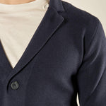 Blazer da Uomo in Misto Lana con Bottoni. Eleganza e Comfort per Ogni Occasione. CON4050225 NAVY CONSENSO 