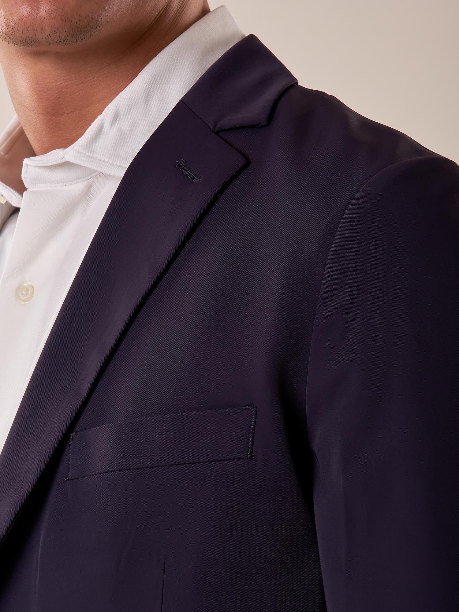 Giacca tessuto tecnico stretch no stiro uomo. GAE1596H BLU HAMAKI-HO Uomo 