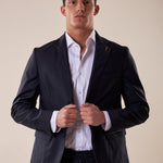 Giacca uomo due bottoni regular fit asca con pattine. OE1S2S5G12 BLU OVER-D 