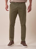 Men's chino trousers in satin fabric with American pocket.