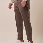 Pantalone tasca america elasticizzato con risvolto uomo. BK25002 TORTORA BLACKSUNDAY Uomo 