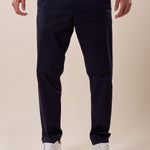 Pantalone modello chino tessuto raso satin tasca all'americana uomo. CON2517425 NAVY CONSENSO Uomo 