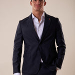 Giacca uomo due bottoni regular fit asca con pattine. OE1S2S5G12 BLU OVER-D 