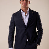 Giacca uomo due bottoni regular fit asca con pattine. OE1S2S5G12 BLU OVER-D 