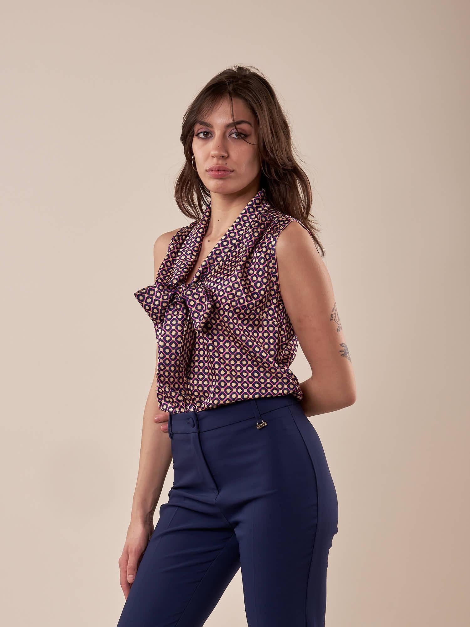 Pantalone sigaretta donna. PA000858 TAMPONE ARTIGLI 
