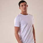 T-Shirt manica corta 100% cotone mercerizzato uomo. DM9302 BIANCO DATCH Uomo 
