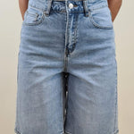 Bermudone Donna in Jeans Largo Elasticizzato FAR/L1182 JEANS FARFALLINA 
