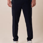 Pantalone chino slim fit con risvolto uomo. OC1S2S5P11 BLU OVER-D 