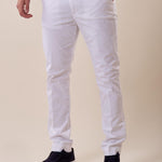 Pantalone tasca all'america cotone elasticizzato uomo. PSE1744H BIANCO HAMAKI-HO Uomo 