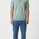 Polo Uomo 100% Cotone a Manica Corta con Mezza Zip  Stile Moderno e Comfort Naturale ME3211H TIMO HAMAKI-HO 
