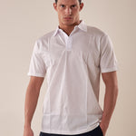 Polo manica corta 100% cotone mercerizzato uomo. OC1S2S5O01 BIANCO OVER-D 