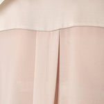 Camicia donna in georgette con inserti in raso. Bottoncini e polsini in raso. CA003056 TORTORA ARTIGLI 