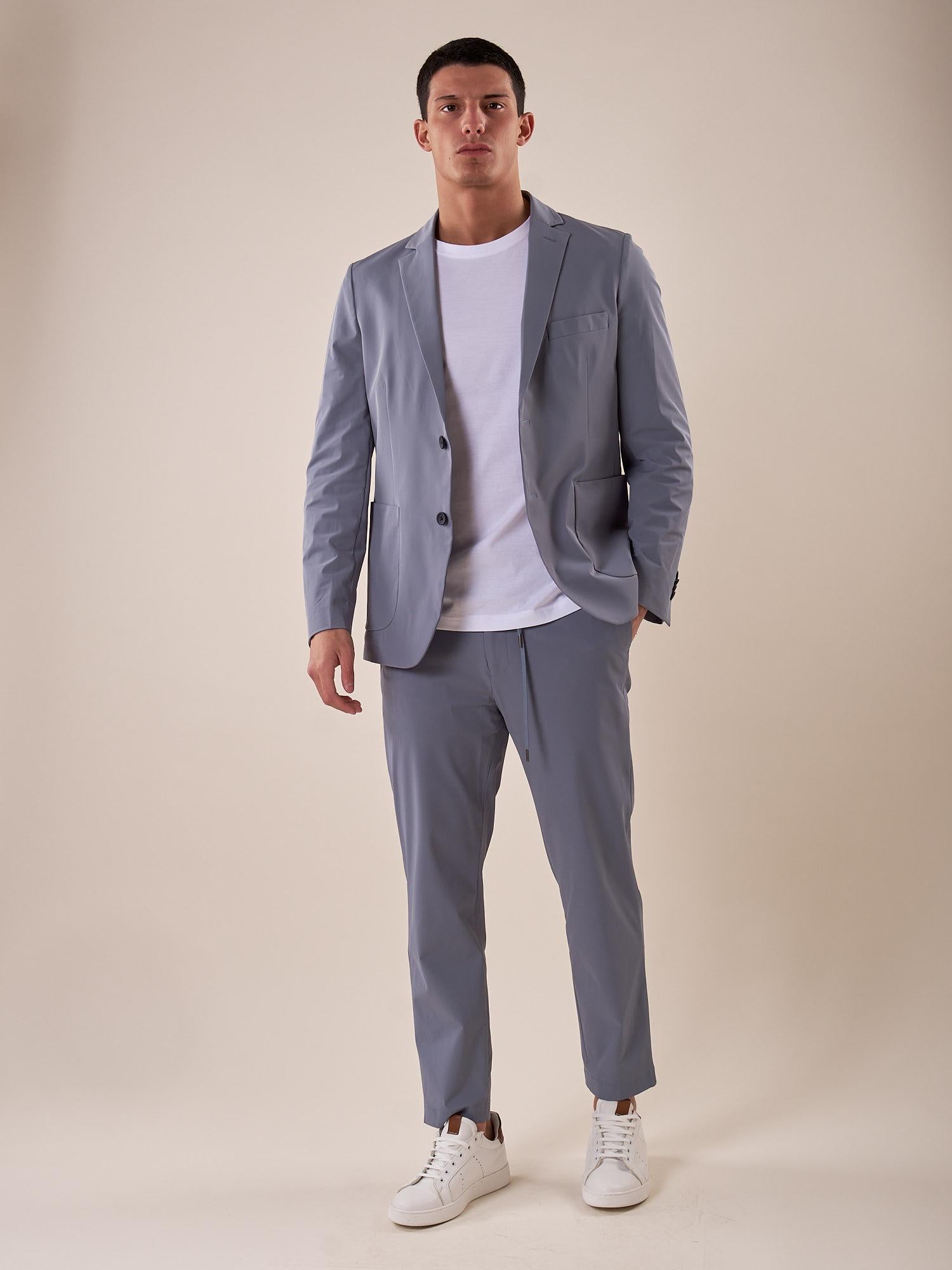 Giacca tessuto tecnico stretch no stiro uomo. GAE1596H AVION HAMAKI-HO 