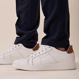 Pantalone chino slim fit con risvolto uomo. OC1S2S5P11 BLU OVER-D Uomo 