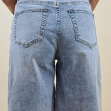 Bermudone Donna in Jeans Largo Elasticizzato FAR/L1182 JEANS FARFALLINA 