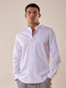 Camicia Manica lunga cotone elasticizzato modello alla coreana uomo.