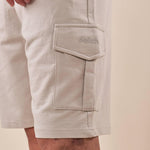 Bermuda Uomo in felpa con tascone laterale. DM9206 GREY LIGHT DATCH 