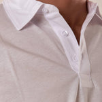 Polo manica corta 100% cotone mercerizzato uomo. OC1S2S5O01 BIANCO OVER-D 