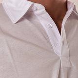 Polo manica corta 100% cotone mercerizzato uomo. OC1S2S5O01 BIANCO OVER-D 