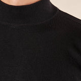 Lupetto Uomo in Misto Lana. Calore naturale e stile essenziale per linverno CON/3013900 BLACK CONSENSO 