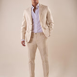 Giacca uomo due bottoni regular fit asca con pattine. OE1S2S5G12 BURRO OVER-D Uomo 