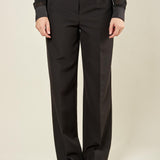 Pantalone donna a palazzo in tessuto tecnico. PA003217 NERO ARTIGLI 