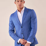 Abito classico in tessuto rigato sartoriale uomo. GIU-ABS80 DENIM MULISH 