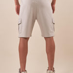 Bermuda Uomo in felpa con tascone laterale. DM9206 GREY LIGHT DATCH 