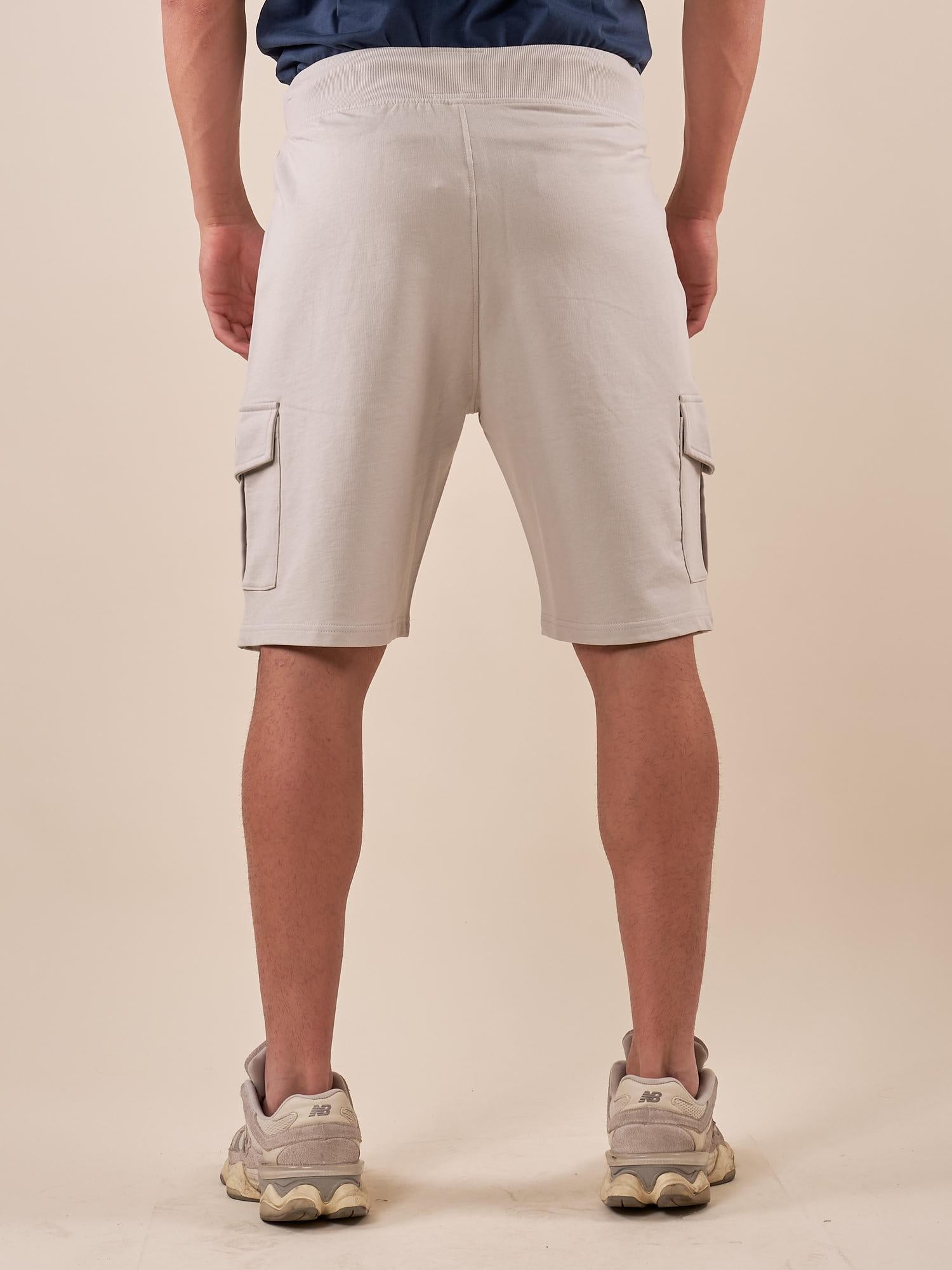 Bermuda Uomo in felpa con tascone laterale. DM9206 GREY LIGHT DATCH 