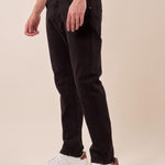 Pantalone 5 tasche cotone bull uomo. OE1S2S5P11 NERO OVER-D 