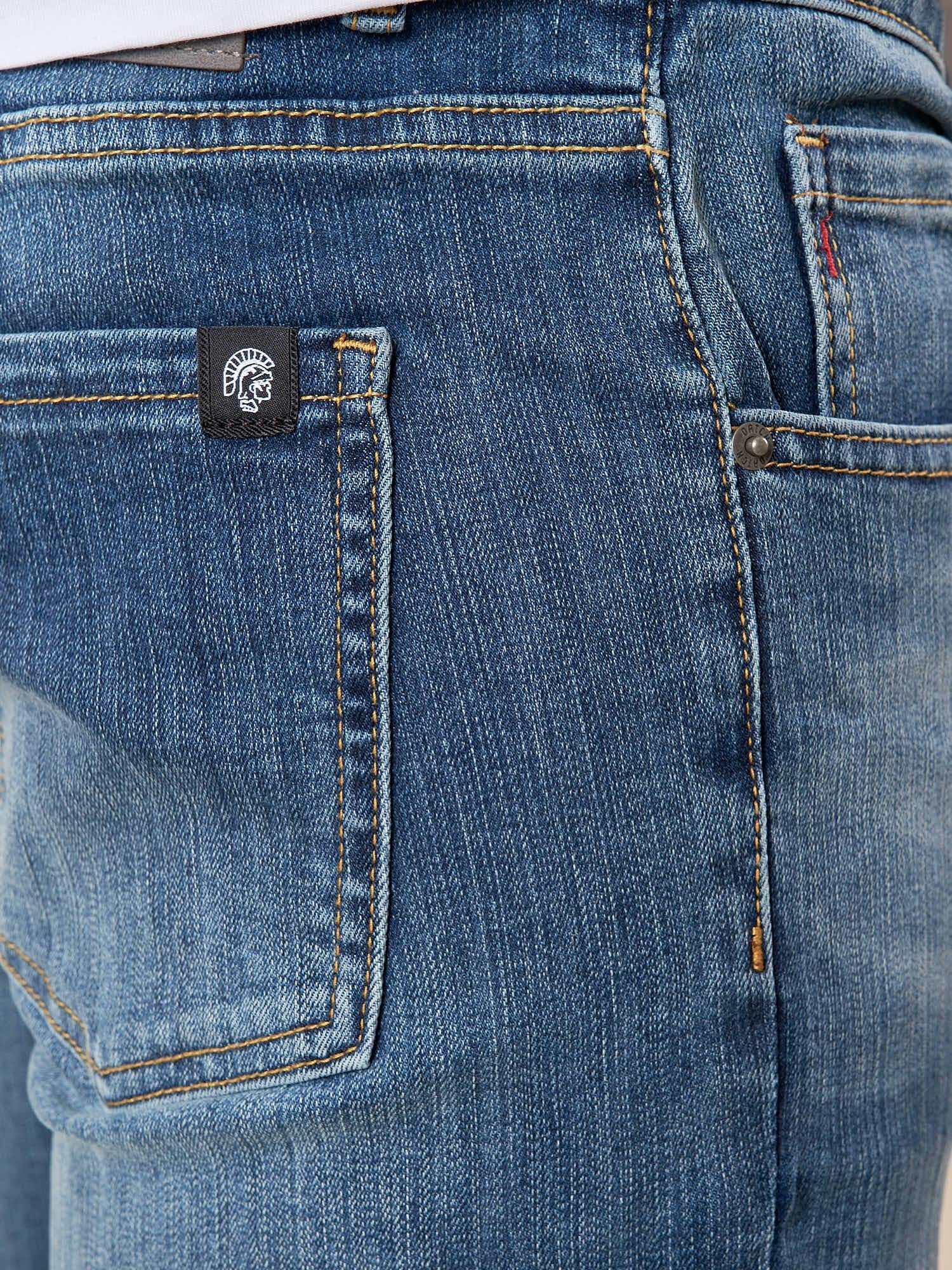 Jeans Uomo Slim Fit 5 tasche lavaggio medio Stretch. DM9647 MEDIUM BLUE DATCH 