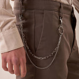 Pantalone tasca america elasticizzato con risvolto uomo. BK25002 TORTORA BLACKSUNDAY 