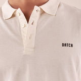 Polo manica corta cotone elasticizzato. DM1881 LUNAR WHITE DATCH 