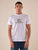 T-shirt Uomo manica corta in cotone 100% con logo stampato a contrasto. TS616035 BIANCO Henry Cotton's Uomo