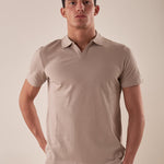 Polo manica corta collo derby piquet stretch uomo. CON2804425 SAND CONSENSO 