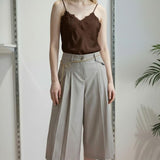 Pantalone Donna Modello Gonna-Pantalone con Tasca allAmericana e Due Pences PG126G BEIGE EXTASY Donna 