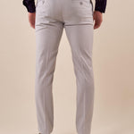 Pantalone da Uomo classico slim fit tasche all'americana. TM/NAP/D/7PANT PERLA ITALIAN FORMAT 