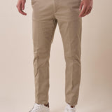Pantalone tasca all'america cotone elasticizzato uomo. PSE1744H BEIGE HAMAKI-HO Uomo 