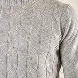Maglia Uomo in Misto Cashmere a Trecce. Eleganza e Comfort per Ogni Occasione. CON4209225 FELTRO CONSENSO 
