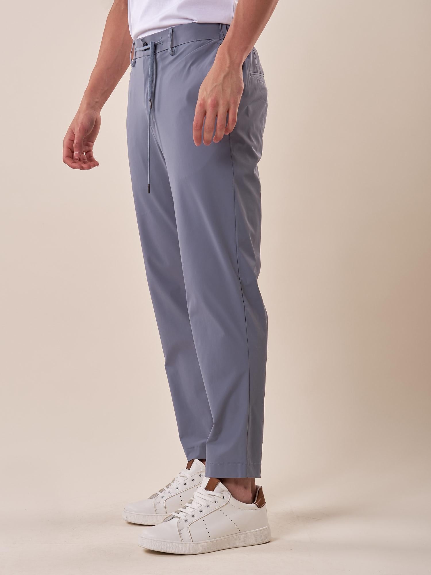 Pantalone modello pantalaccio tessuto tecnico no stiro con elastico uomo. PSE1763H AVION HAMAKI-HO 