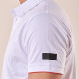 Polo manica corta cotone mercerizzato uomo. DM9291 BIANCO DATCH 
