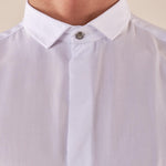 Camicia da uomo manica lunga in viscosa 100% con collo classico. PAMPERO BIANCO BLACKSUNDAY 