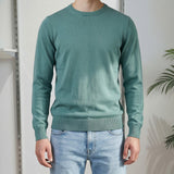 Maglia Uomo 100% Cotone a Manica Lunga  Comfort Naturale e Stile Versatile CON3700900 ACQUAMARINE CONSENSO 