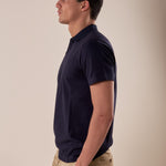 Polo manica corta collo derby piquet stretch uomo. CON2804425 NAVY CONSENSO Uomo 