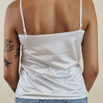 Top Donna Spalla Stretta Effetto Second Skin. Y195 BIANCO Hermia 