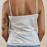 Top Donna Spalla Stretta Effetto Second Skin. Y195 BIANCO Hermia 