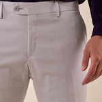 Pantalone da Uomo classico slim fit tasche all'americana. TM/NAP/D/7PANT PERLA ITALIAN FORMAT Uomo 