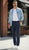Pantalone Uomo Modello Pantalaccio Slim Fit con Laccetto OC1S2S6P08 BLU OVER-D Uomo