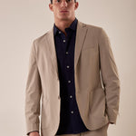 Giacca tessuto tecnico stretch no stiro uomo. GAE1596H BEIGE HAMAKI-HO 
