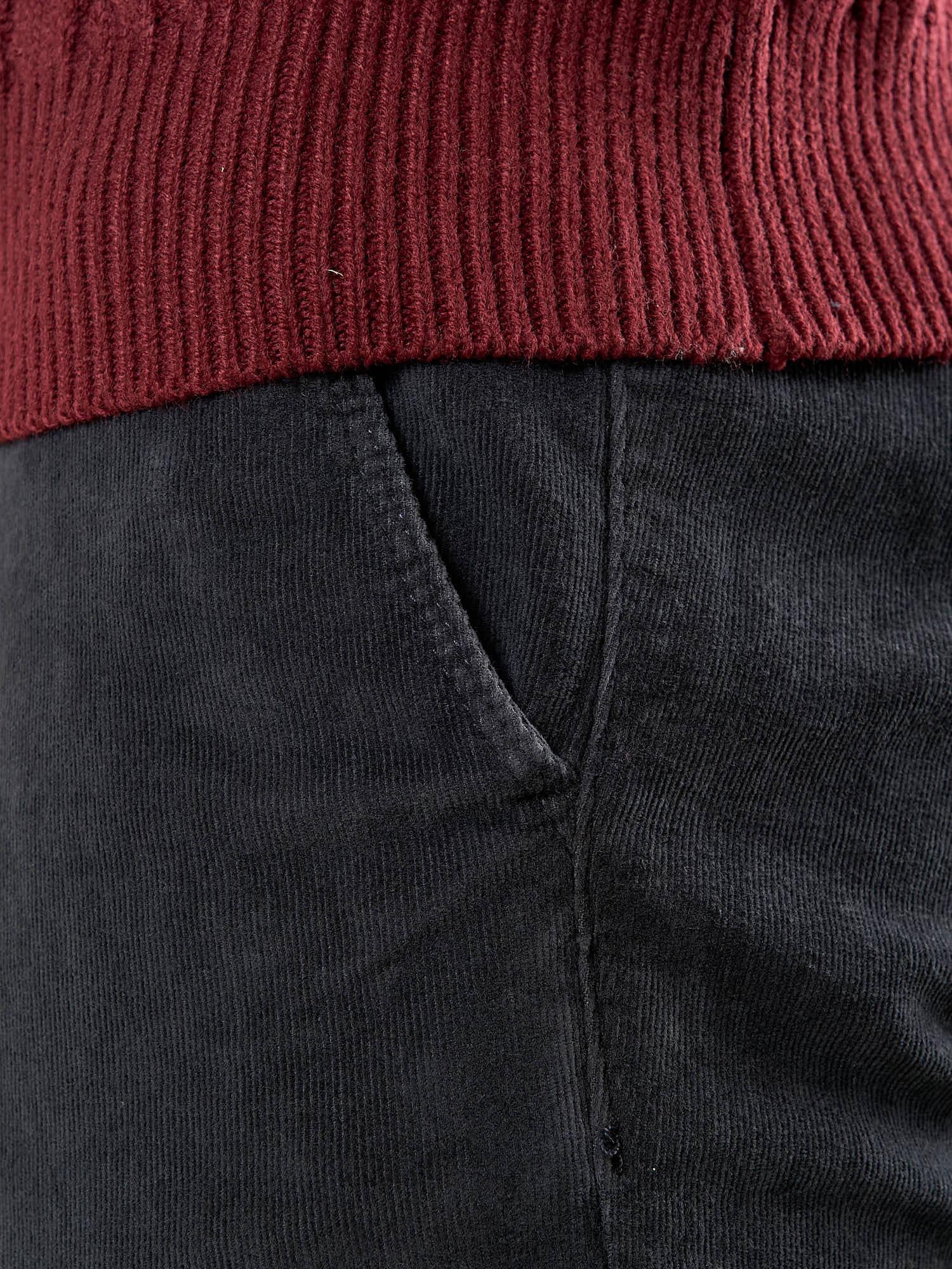 Pantalone Uomo Invernale in Velluto 1000 Righe. Eleganza Classica e Comfort Moderno. M49436 BLU GUY 